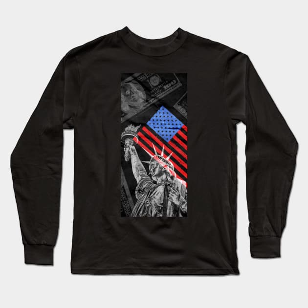 This is America Long Sleeve T-Shirt by Dawaly